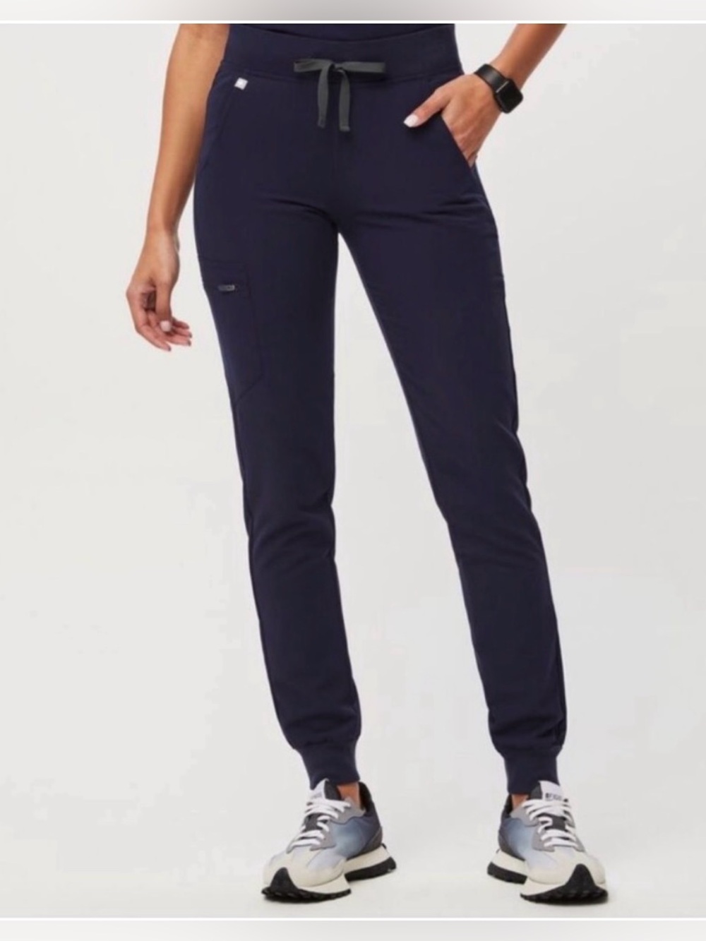 Figs Zamora Joggers Scrubs Navy Sz Small Petite Like New